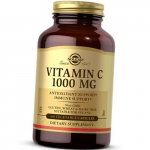Vitaminas C, askorbo rūg&scaron;tis, vitaminas C 1000 dangtelių, Solgar 100 daržovių dangteliai (36313225)