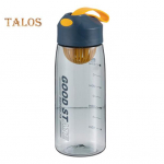 480 ml / 550 ml Neper&scaron;lampamas didelės talpos 4 spalvų populiarus skaidrus saugus vandens butelis namams M mėlyna