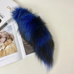 Madinga Big Fox Tail raktų pakabuko krep&scaron;ys Raktų pakabukas Pūkuotas papuo&scaron;imas about 40cm
