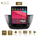 9,7 colių &bdquo;Android Car Radio Carplay&ldquo;, skirtas &bdquo;Mitsubishi Lancer 9 CS 2000-2010 Tesla&ldquo; vertikalaus ekrano autoradio daugialypės terpės grotuvas 2+32 GB