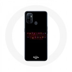 Coque pour Oppo A53 Stranger Things Affiche Logo Joyeux no&euml;l