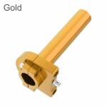 22 mm 7/8 colių didelio na&scaron;umo reguliuojamas aliuminio CNC akceleratoriaus rankenos greitintuvas juoda
