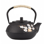 Japoni&scaron;kas arbatos arbatinukas I&scaron;skirtinis slyvų ir bambuko dažytos serijos ketaus virdulio verdančio vandens rinkinys su sieteliu virdulio arbatos puodu 600ml teapot