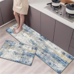 1 vnt. Anti Fatigue virtuvės kilimėlis, sugeriantis Bohemian vandeniui neslystantis, storas mink&scaron;tas virtuvės kilimėlis, didelis, patogus stovimas virtuvės kilimėlis 40*60cm