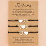 3vnt. /Komplektas Charm Friendship Sister Apyrankės Nebiological Sister Geriausios draugės apyrankė su kortele Soul Sister Bff Bridesmaid Dovana