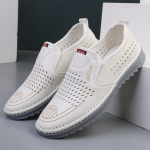 Fashion Trend Vyri&scaron;ki laisvalaikio odiniai batai Mink&scaron;to pado darbiniai batai vyrams Neslystantys vaik&scaron;čiojimo sportbačiai Suknelė Batai Universalūs kvėpuojantys sandalai 38