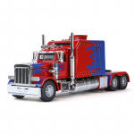 1/24 mastelio &bdquo;Peterbilt 389&ldquo; sunkvežimio traktoriaus žaislinis modelis, lydinio liejimo garsas ir &scaron;viesa, traukiamas modelis, berniuki&scaron;kas žaislas vaikams, dovanų kolekcija