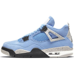 Air Jordan 4 Retro University Blue Vyri&scaron;ki sportbačiai Tech-Grey White Black CT8527-400 41