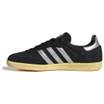 adidas Samba OG juodi, beveik geltoni, matinės spalvos, sidabriniai sportbačiai IE8128 37⅓