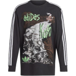 Adidas X KoRn mar&scaron;kinėliai ilgomis rankovėmis Juodi Unisex Streetwear IW7523 XS