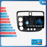 Hizpo Android Carplay Automobilio Radijas Multimedia Grotuvas Honda Civic 7 2000-2006 Navigacijai Autoradio GPS Stereo 2din Galvos Vienetas I&scaron;manusis Ekranas W5 8Core 4G 64G