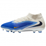Nike Phantom 6 Atsparūs trinčiai Kvėpuojantys futbolo bateliai Unisex Mėlyni sportbačiai HQ2279-400 38.5 mėlyna
