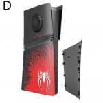 Playstation5 Pro Limited Edition Spider Kietas Priekinis Dangtelis Premium ABS Atsarginė Korpuso Dalis Priedai PS5 Konsolės Dangteliui