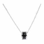 Bvlgari Save The Children Labdaros Kolekcija Juodas Įdėklas 925 Sidabro Keramikos Vėrinys Unisex vėrinys CL856977-349634 Box,Warranty Not Included