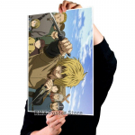 Anime Vinland Saga Plakatai Estetinis baltas dengtas popierius Svetainės apdaila Freska &Scaron;iaurės &scaron;alių namų dekoras Baro interjero tapyba 42x30cm