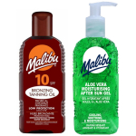 Malibu Sun Oil SPF10 200ml + Alavijo gelis po deginimosi 200ml