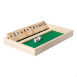 &bdquo;Shut the Box&ldquo; stalo žaidimas 2 žaidėjų medinis vaikams ir suaugusiems &Scaron;eimos tradiciniai žaidimai patalpose