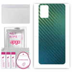 apgo Protective Skin Sticker for the back compatible with Umidigi A13 Pro 5G, Wrap Film, Foil, Vinyl - Pattern Carbon Chameleon CAKA1