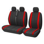 1+2 sėdynių užvalkalai Automobilio sėdynės užvalkalas Transporter/Van Universal Tinka 2+1 automobilio sėdynės salono priedai Automobilio apsauginis užvalkalas