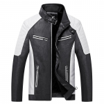 Vyri&scaron;ka pastorinta odinė striukė Vyri&scaron;ka &scaron;ilta motociklininko odinė striukė L juoda