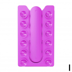 2in1 Atgal Lipdukas Siurbtukas Mobiliojo telefono laikiklis Silikoninis Puodelio Kilimėlis I&scaron;maniojo telefono sieninis stovas stiklinėms plytelėms Lygios sienos arba ra&scaron;omasis stalas juoda