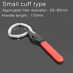 8/12 colių reguliuojamas diržinis manžetas alyvos filtro raktas nuėmimo įrankiai grandininis sunkvežimio remonto įrankis sunkus veržliaraktis