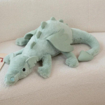 Didelis mink&scaron;tas pliu&scaron;inis žaislas Mažas drakonas Pliu&scaron;iniai žaislai Baltas Žalias Dinozauras I&scaron;kam&scaron;a Mink&scaron;tas lėlė Gimtadienio dovana vaikams 70cm žalia