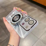 Blizgantis apyrankės dėklas su laikikliu telefonui Funda Xiaomi POCO F6 F5 M6 M5S M4 M3 X6 Neo X5 X4 X3 Pro GT C65 C61 4G 5G mink&scaron;tas vir&scaron;elis POCO X5 Pro juoda