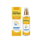 Apsauga nuo saulės plaukams ir galvos odai, SPF30 galvos odos apsauginis pur&scaron;kalas, apsaugo nuo plaukų spalvos blukimo/sausumo, tinka žygiams/paplūdimiui/bėgiojimui(100 ml