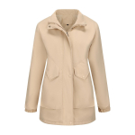 Moteri&scaron;ki parkos paltai su gobtuvu i&scaron; dirbtinio kailio, su vilnoniu pamu&scaron;alu, užsegami užtrauktuku, &scaron;iltos medvilninės striukės, vidutinio ilgio, pūsti vir&scaron;utiniai drabužiai, žieminiai drabužiai XL chaki