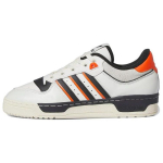 adidas Rivalry 86 Low Balti Juodi Impact Orange Unisex Sportbačiai Cloud-White Core-Black Semi-Impact-Orange IE7140 45⅓