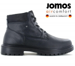 JOMOS Alpina Boots - Herren Winter Stiefel mit Lammfell Gef&uuml;ttert - Leder Schwarz 456510-383-000 ORIGINAL EU 41 UK 7.5 juoda