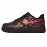 Nike Air Force 1 Odiniai Atsparūs Trinčiai Žemi Kateboardo Batai Unisex Juodi Raudoni CW2288-001(Komanda1521-) 42.5