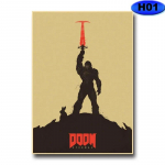 Modernus namų dekoravimas Tapyba HD spaudiniai Vaizdo žaidimų plakatai Kraftpopierius Vintažinis plakatas Sieninis lipdukas Kambario Baro Kavinės dekoras 30x21cm