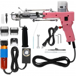 Tvirtinimo pistoletas su kiliminių kirpimo priemonių rinkiniu, 2 viename pjovimo polių ir kilpinių polių pjovimo pistoletas, kilimų pistoleto staklių rinkinys pradedantiesiems mėlyna