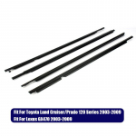 4vnt Automobilių durelių langų stiklo atmosferos juostos, vandeniui atsparios sandarinimo juostelės, skirtos Toyota Land Cruiser/Prado 2003-2018/Lexus GX470 2003-2009