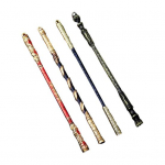 4 vnt./rinkinys Wukong Auksinis kuokas Grėblys Personalas Rinkinys I&scaron;raižytas Kelionė į Vakarus Personažo Ginklas Ruyi Jingu Bang Beždžionių Karaliaus Lazda Auksinis Lankas Lazda Modelis 15cm B