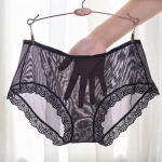 Kelnaitės, skirtos moteri&scaron;kam apatiniam trikotažui Seksualios nėriniuotos, kvėpuojančios mink&scaron;tos moteri&scaron;kos kelnaitės Kelnaitės Seksualios permatomos moteri&scaron;kos apatinės kelnaitės XXXL