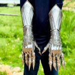 Nazgul Ėsdinėjimo Pir&scaron;tinės Rinkinys Viduramžių Riterio &Scaron;arvuotos Pir&scaron;tinės Pora Geriausias Helovino Kostiumas Vaidmenų Žaidimas Cosplay Dovana