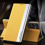 Prabangus odinis atverčiamas dėklas Samsung Galaxy S25 S24 S23 S22 S21 S20 Ultra Plus S23 S21 S24 FE Note 20 Ultra stovas-dėklas Samsung S23 FE