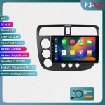Hizpo Android Carplay Automobilio Radijas Multimedia Grotuvas Honda Civic 7 2000-2006 Navigacijai Autoradio GPS Stereo 2din Galvos Vienetas I&scaron;manusis Ekranas P3CP 4Core 2G 64G