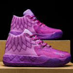 Mada Vyri&scaron;ki Krep&scaron;inio Batai Kvėpuojantys Amortizuoti Profesionalūs Treniruočių Krep&scaron;inio Kedai Neslidūs Dėvėjimuisi Atsparūs Treneriai 45 violetinė