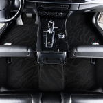Velvetinės automobilio grindų kilimėliai: Tinka naujiems ir seniems BMW 1, 3 ir 5 serijos - Modelis 525136320, Vairuotojo pusė.