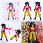 SHF Dragon Ball GT figūrėlės Super Saiyan 4 Son Goku Vegeta veiksmo figūrėlė judinama kolekcinė Anime Saiyan Dievas Goku lėlės modelis žaislai