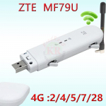 ZTE MF79U 4G ne&scaron;iojamasis WiFi hotspot automobilio antena su SIM kortelės palaikymu US Bands 2/4/7/28
