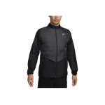 Nike Therma-Fit Vandeniui atspari &Scaron;ilta Patogi Užtraukiama Auk&scaron;ta apykakle Ilgomis rankovėmis Pūkinė striukė Vyri&scaron;kos striukės Juoda FQ0444-010 L