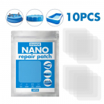 Nano taisymo pleistrai Greitai pataisykite savo lopą pripučiamiems baseinams, pripučiamiems žaislams, oro čiužiniams, palapinei, lietpalčiui 10pcs