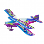 DWH E3001 PITTS RC lėktuvo putplasčio lėktuvas, 450 mm sparnų plotis, lauko skrydžio žaislai suaugusiems vaikams violetinė