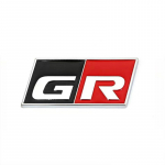 Automobilio lipduko logotipas 3D metalinis ženklinimo emblemos ženklelio lipdukai, skirti GR Sport C-HR RAV4 Avensis Prado Prius automobilių priedams sidabras