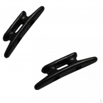 2 vnt 3 colių juodo nailono uždaro pagrindo jūrinė valtis ir prieplauka 3 colių apkabas